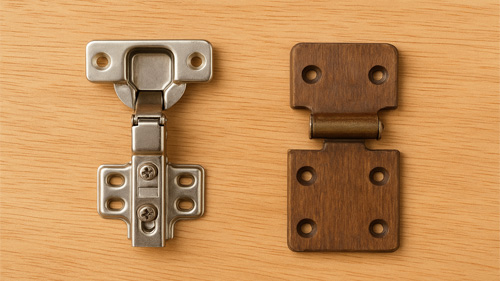 مقایسه لولای کابینت فلزی و چوبی