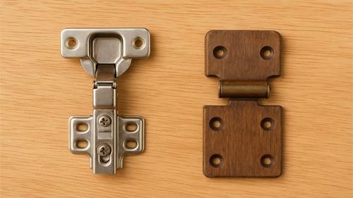 مقایسه لولای کابینت فلزی و چوبی